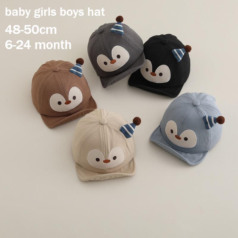 Baby Hat Spring Summer Sun Cap 48-50cm 6-24 Months Cute Duckbill Girls Boys Cap Toddler Infant Thin Sunscreen Baseball Kids Cap
