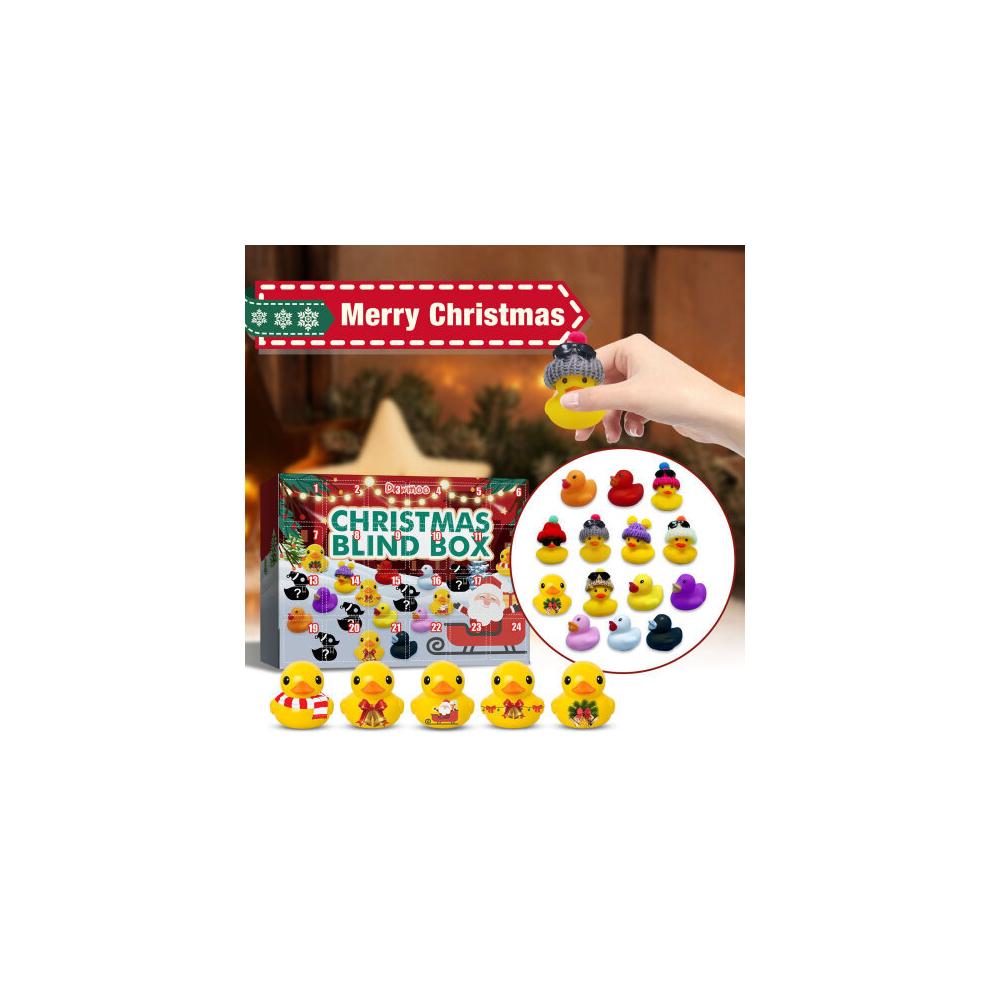 (Red) 2026 Rubber Ducks Advent Calendar | Toy Advent Calendar Gift