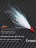 Lure Crazy Charlie Ice Silk Double Shrimp Fly Fishing Bait Hook for Mackerel, Perch & Asp