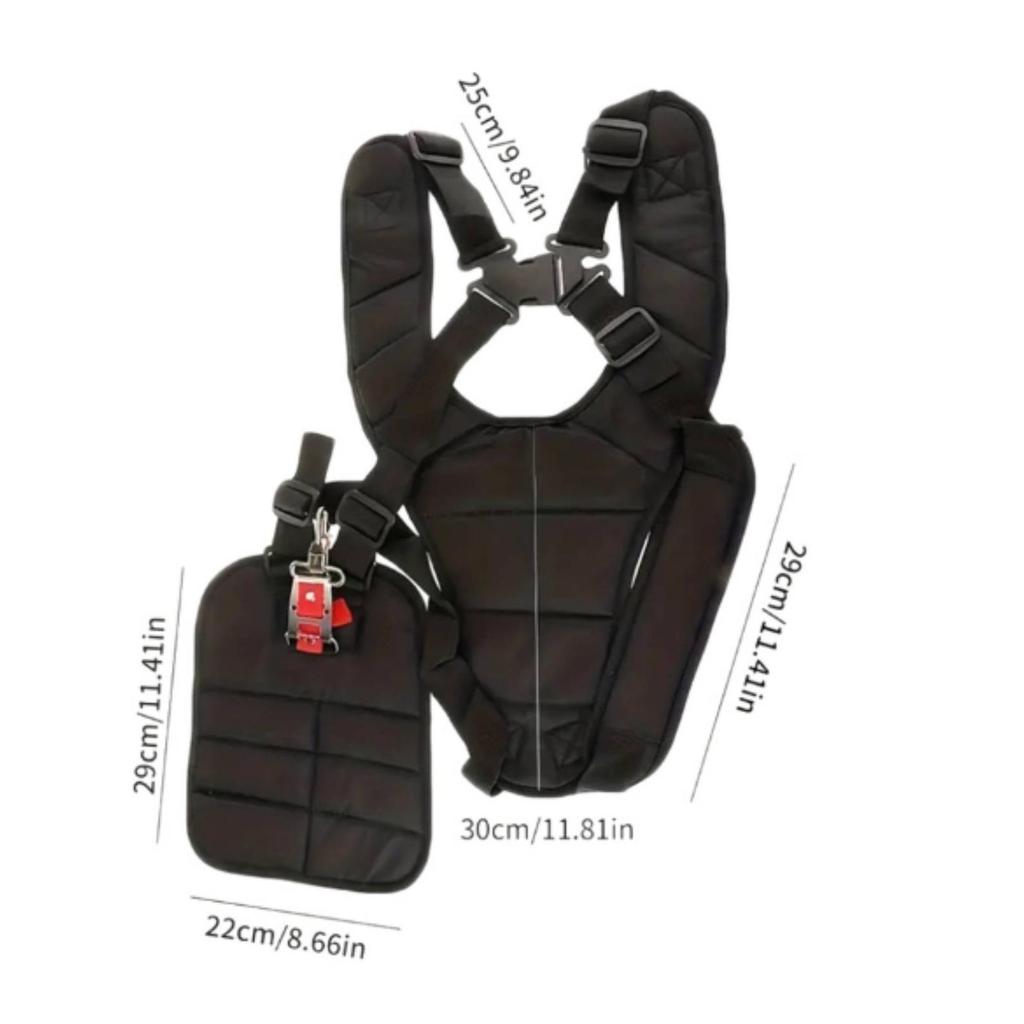 Heavy-Duty Grass Trimmer Shoulder Strap | Adjustable, Comfortable, for Gardening