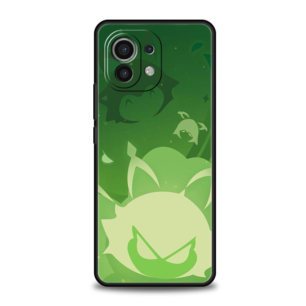 Genshin Impact Logo Phone Case For Xiaomi 13 12 11 Lite 12T 11T 10T 9T Mi Poco X5 M4 M3 X4 X3 Pro F5 F4 F3 GT 5G Black Cover