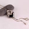New Arrival Long Necklaces for Women Fashion Gray Crystal Choker Collier Femme Statement Necklaces & Pendants Accessories