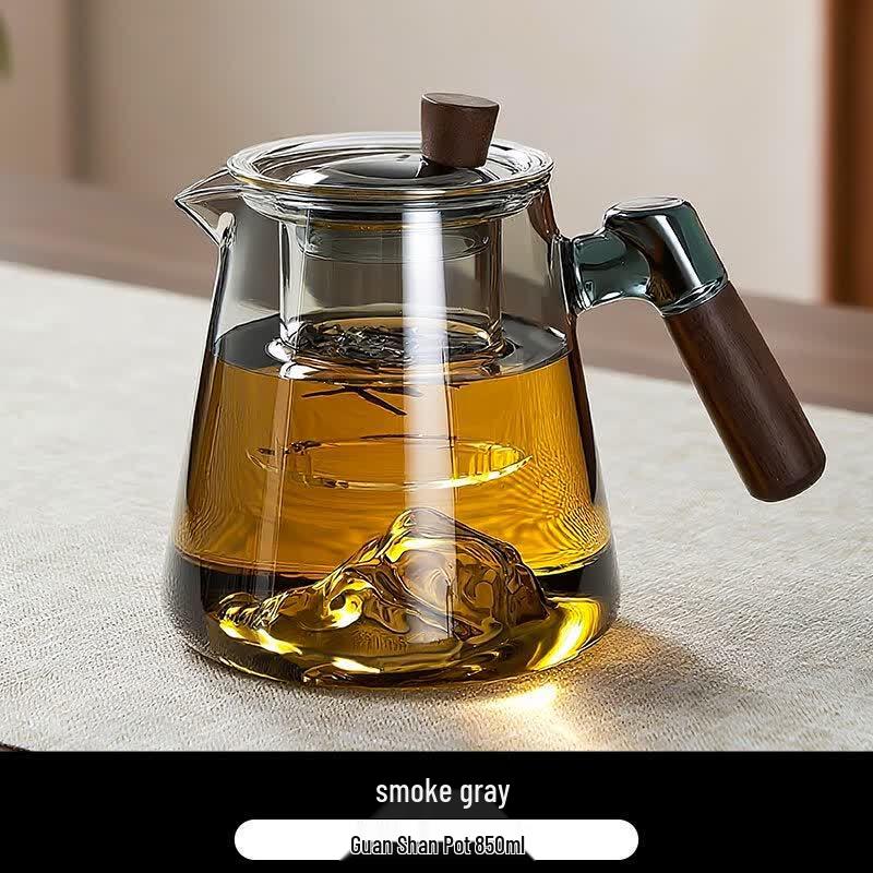 Yuluo Personal Heat-Resistant Glass Teapot with Infuser