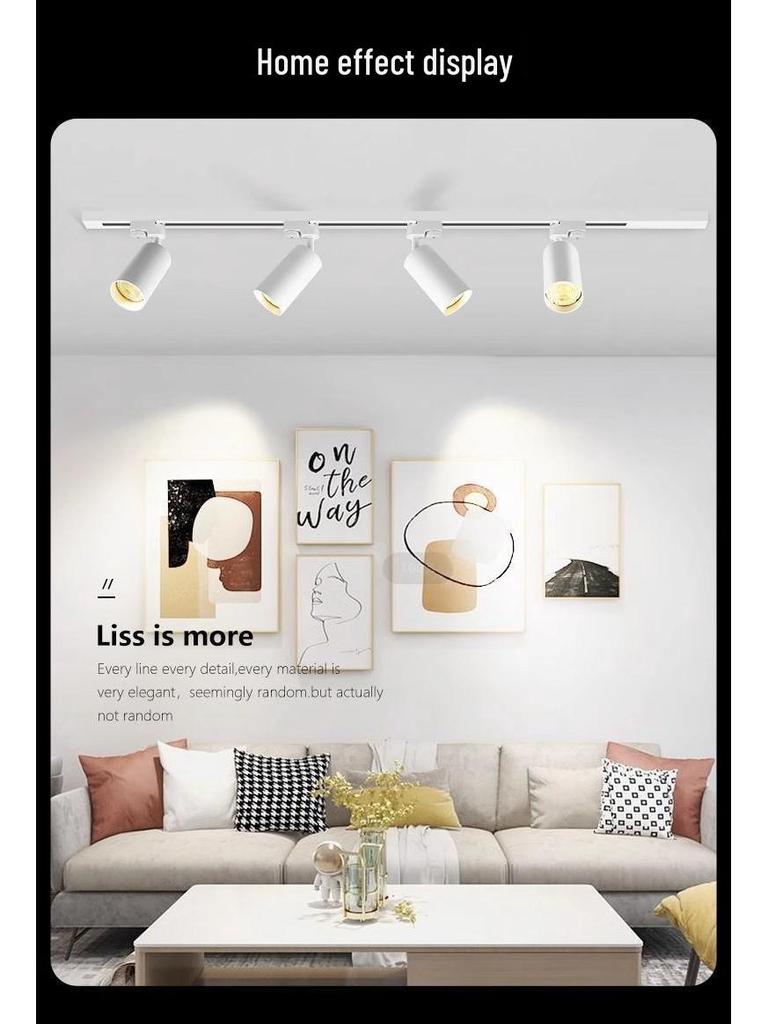 Super Bright LED Ceiling & Wall Track Light for Clothing Store Displays