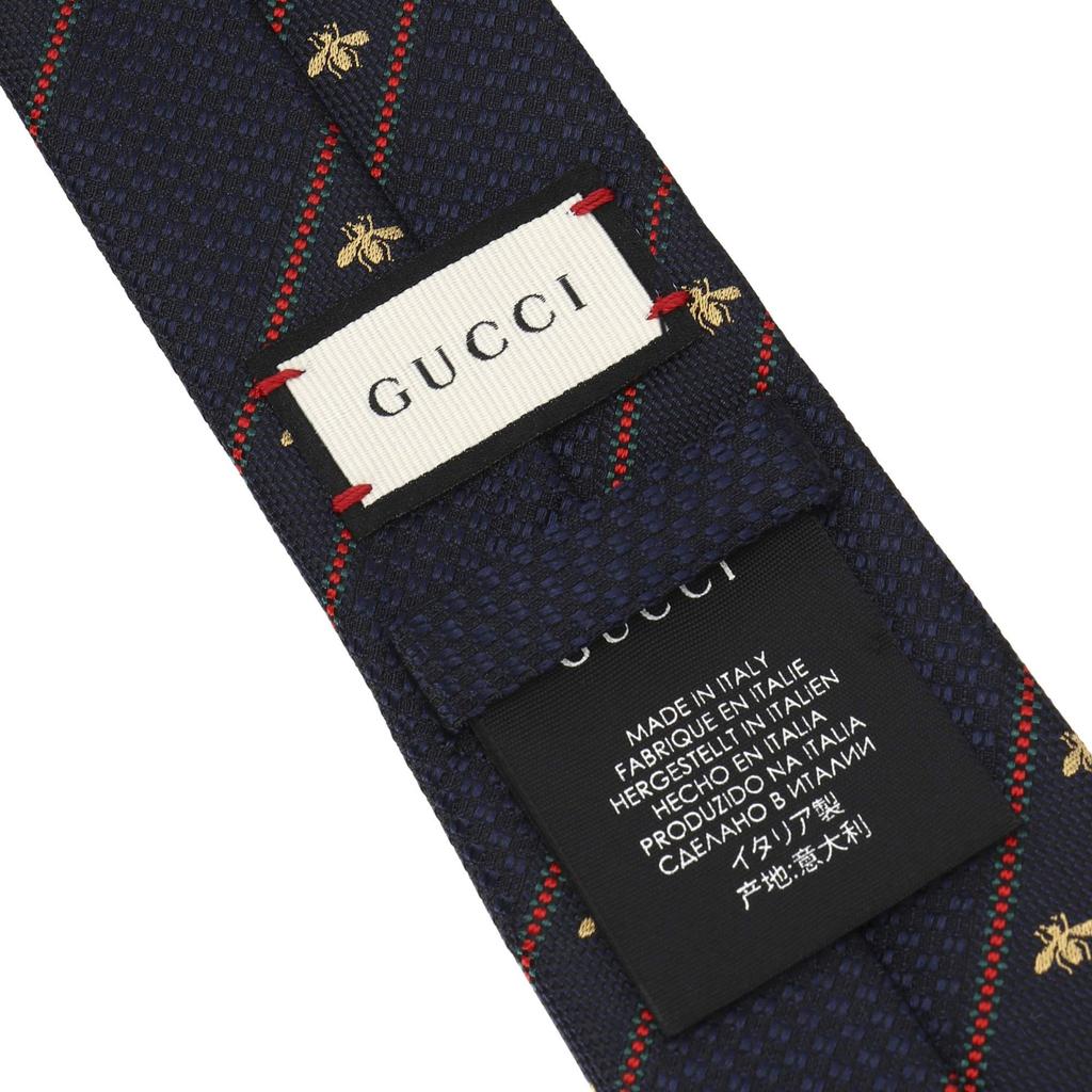 Gucci Narrow Tie 451528 4E002 4074 Navy/Red [Used]