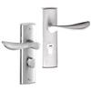 Aluminum Alloy Door Handle Lock Home Entry Security Door Lockset for Bedroom Bathroom Latch 3 Keys