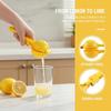 Presse-agrumes manuel portable pour orange, citron vert, citron, extracteur de fruits 2 en 1 portable pour smoothies, cuisine
