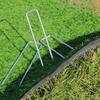 5 Stück U-förmige Gartennägel mit Polstern Metallzaunrohrpfähle Verzinkte Landschaftsspikes zum Befestigen von Rasenflächen Barriere Bodennägel