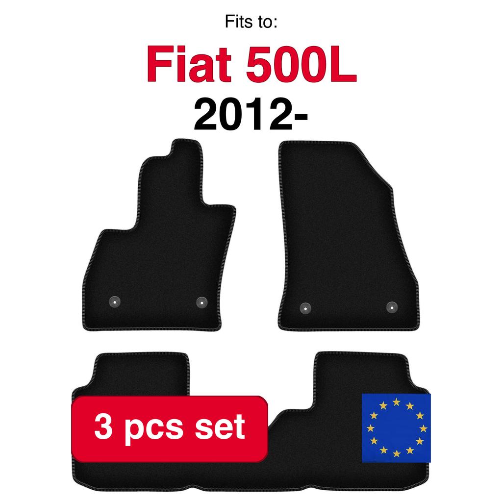 Basic Velour Floor Mats For Fiat Minivan (2012-)
