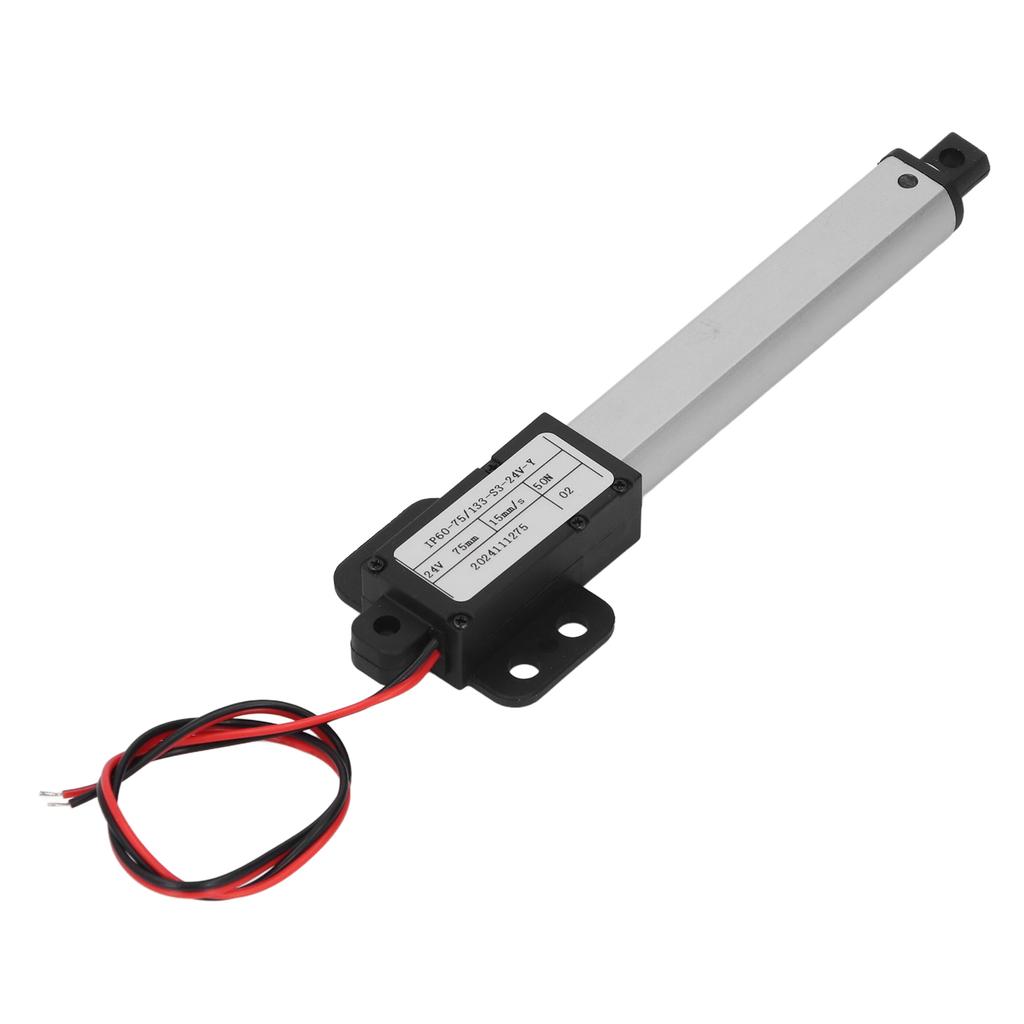 Mini Linearantrieb mit Flügeln 24V DC Automatischer Teleskopischer Elektrischer Linearantrieb 15mms Geschwindigkeit