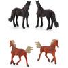 Simulation Pony for Kids Educational  Toys Animal Models Horse  Miniature Desktop Ornaments