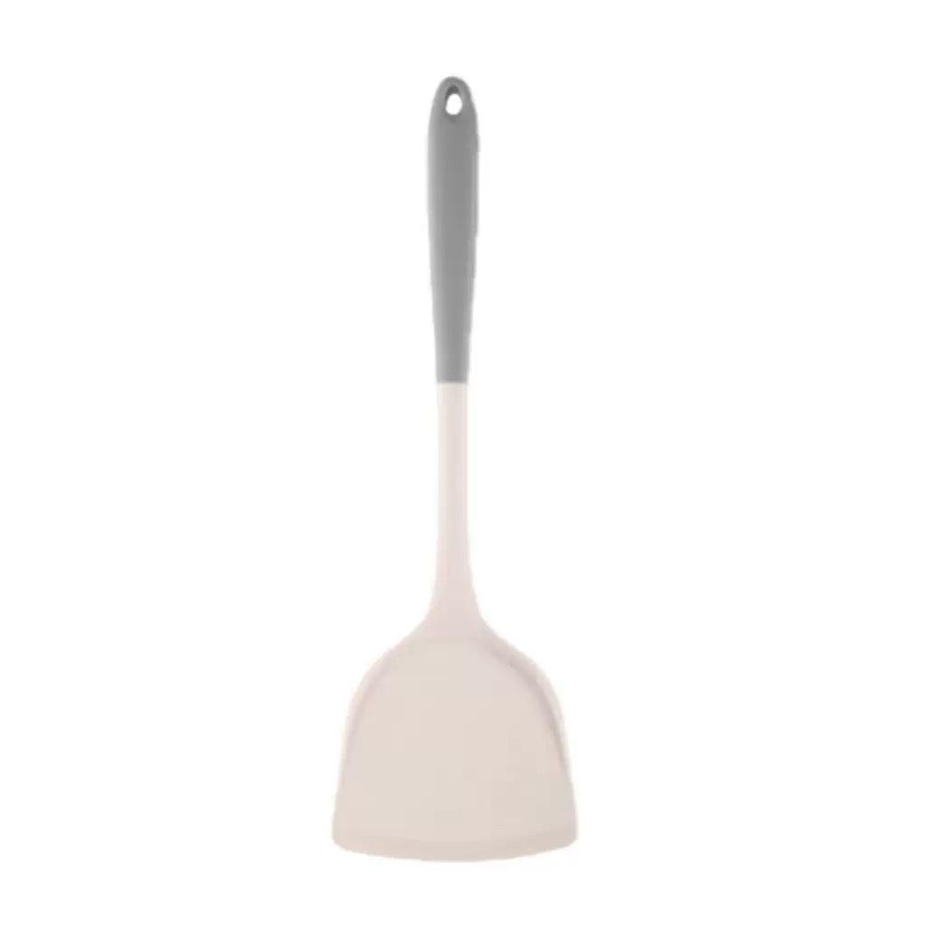Silicone Spatula and Ladle Set: Non-Stick, Heat Resistant, Food Grade Kitchen Utensils for Stir-Frying.