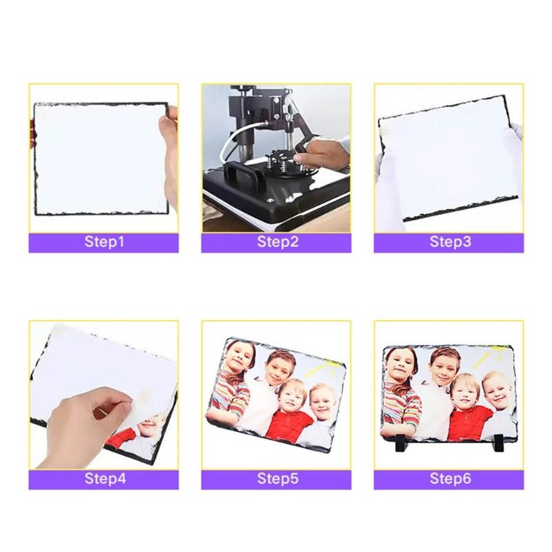 Memorial Frame with Display Holder Stand Sublimation Blank Photo Frames Unique Picture Frame for DIY Heat Transfer Print