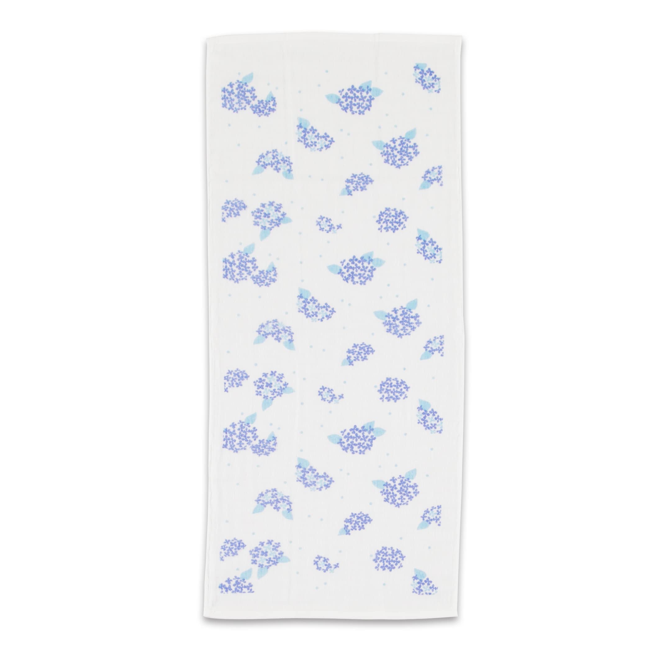 

Noren Face Towel Made in Senshu Absorbent (Hydrangea) Japan, Towel, 84x34cm, 100% Cotton, Quick-Drying,