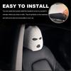 2 PCS Car Headrest Cover, Personalized Funny 3 Hole Auto Seat Full Face Mask Headcover, Ski Mask Wrap Protection for Front Seat Head Rest Decoration,