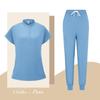Women's V-Neck Scrub Suit - Cross-Border Nurse & Doctor Workwear Fashion