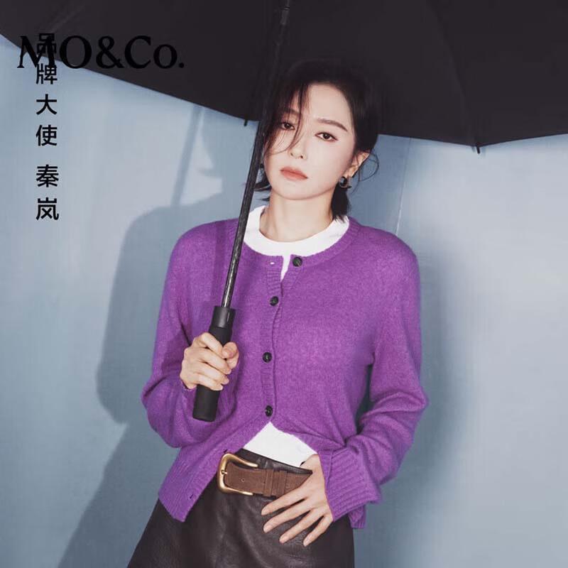 

MO&Co. Женский кардиган из смесовой шерсти и кашемира XS