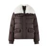 Autumn Water Yiren Women's Short Down Jacket with Fur Collar