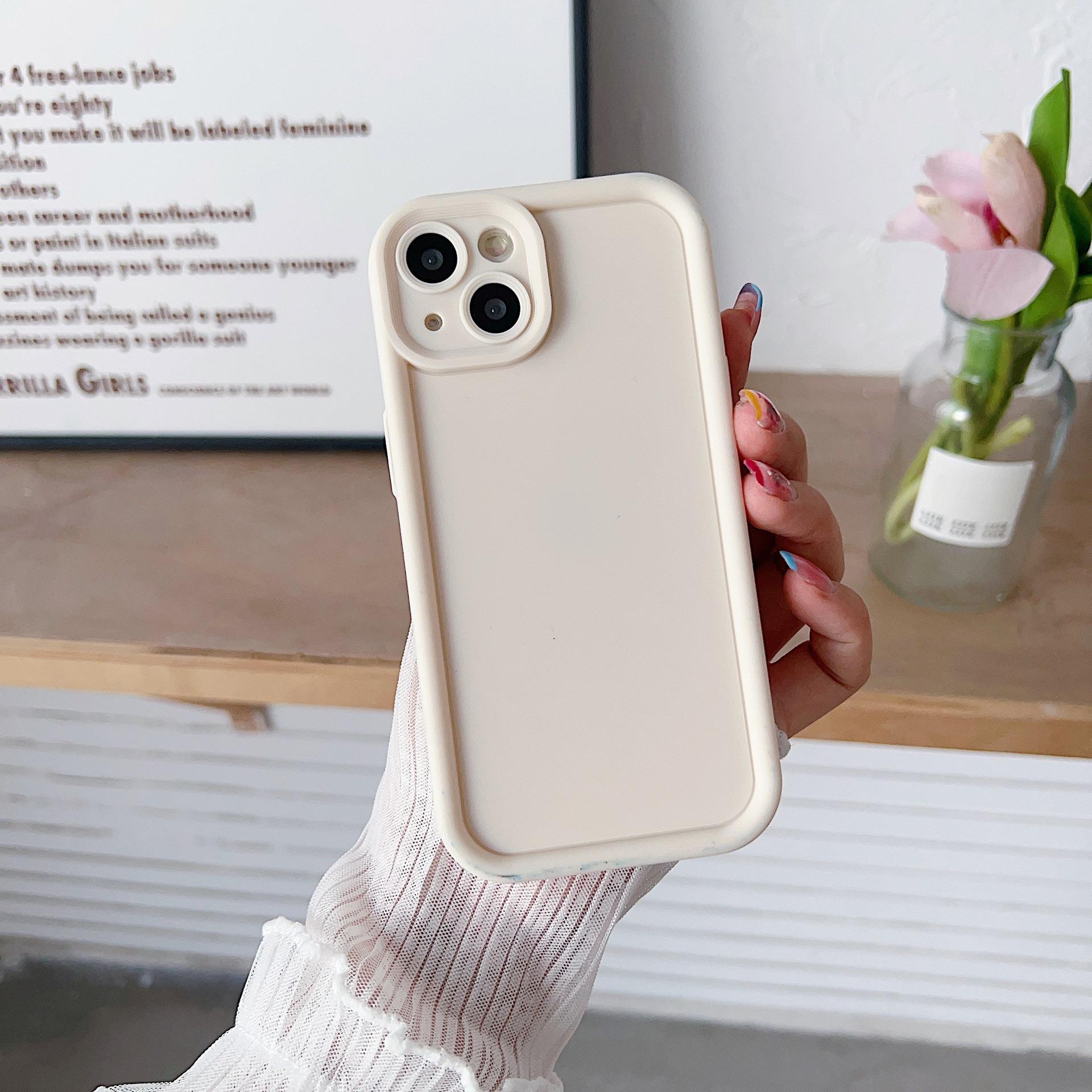 

Diamond Sand Skin Feel Case Premium for IPhone 15 Phone Case for Apple 14/13 All Inclusive 11 Solid Color 12 Pro For iPhone 17PROMAX
