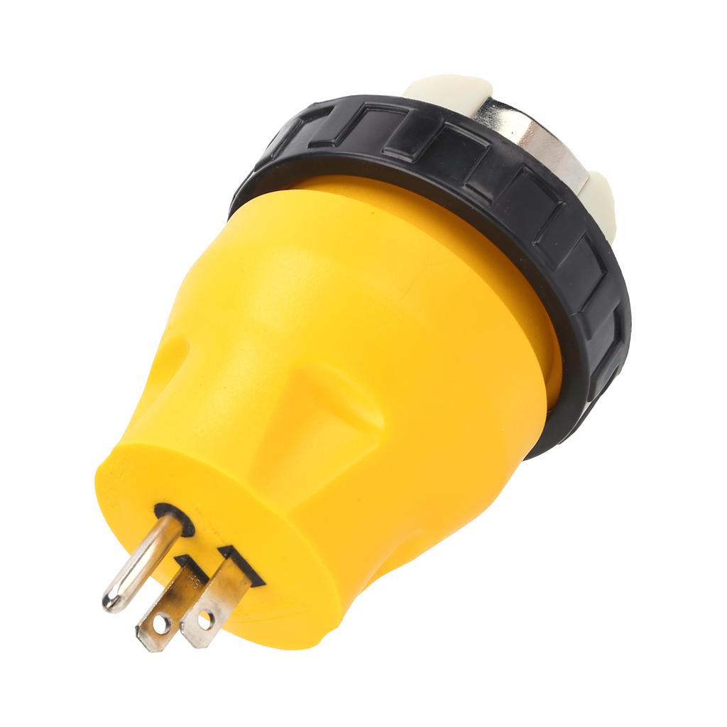 RV Electrical Locking Adapter 15A Male To 50A Female Twist Lock Power Cord Connector