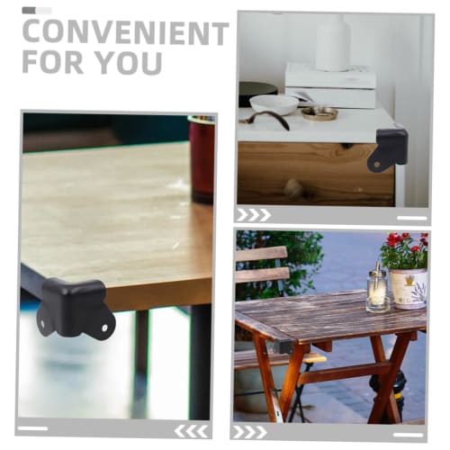 QUMIIRITY 10-Piece Speaker Corner Protection Angled Corner Guards, Cabinet Corner Guards, Speaker Corner Covers, Amplifier Speaker Corner Protectors,
