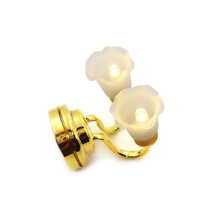 1/12 Scale Dollhouse Mini Wall Lamp Model Micro Scene Room Wall Lamp Ornament