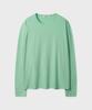 LEIRE Soft Round Long Sleeve T-Shirt [Apple Mint]