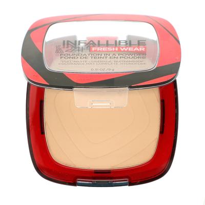 L'Oréal, Infallible 24 Hour Fresh Wear, Powder Type Foundation, 120 Vanilla, 9g (0.31oz)