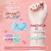 Mädchen Glasperlen DIY Schmuckset: 7mm Pädagogisches Handgemachtes Armband Spielzeug