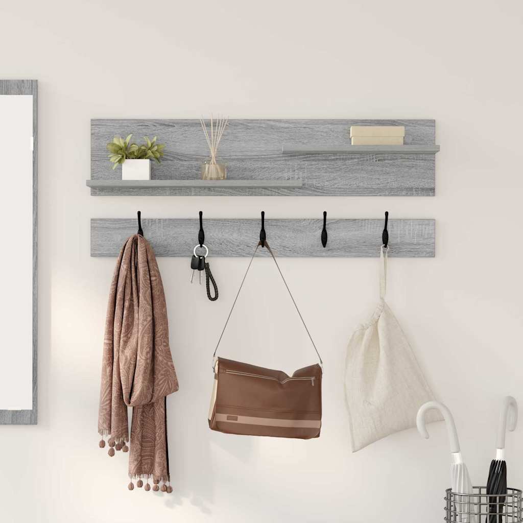 Wall mounted nightstand wall bracket Grey Sonoma