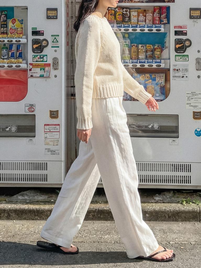 STAY WITH ME Chunky Boat Neck Knit_Ecru