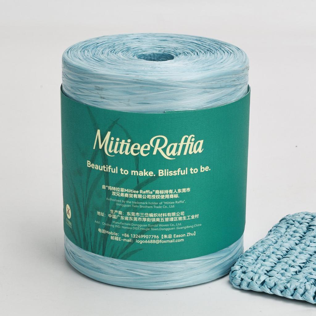 MT001-MT087 Natural Raffia Yarn For Wrapping Knit Wire Natural Color Matte Texture Raffia Paper Ribbons For Hat DIY Decoration