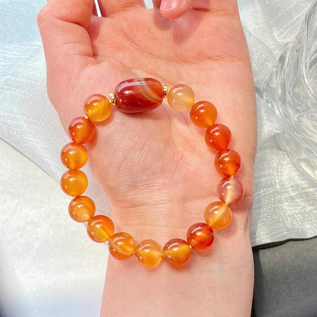 Eis durch natürlichen Chalcedon Design Armband Armband
