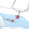 Cute Turtle Crystal Pendant Ocean Style DIY Necklace Accessory with Colorful Zircon Tortoise Charm