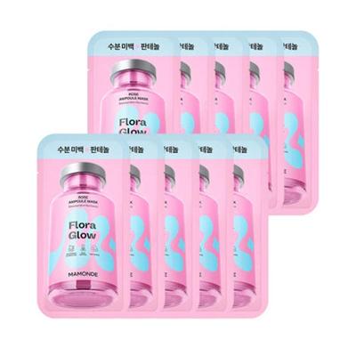 Flora Glow Rose Ampoule Mask 23ml X 10 Sheets