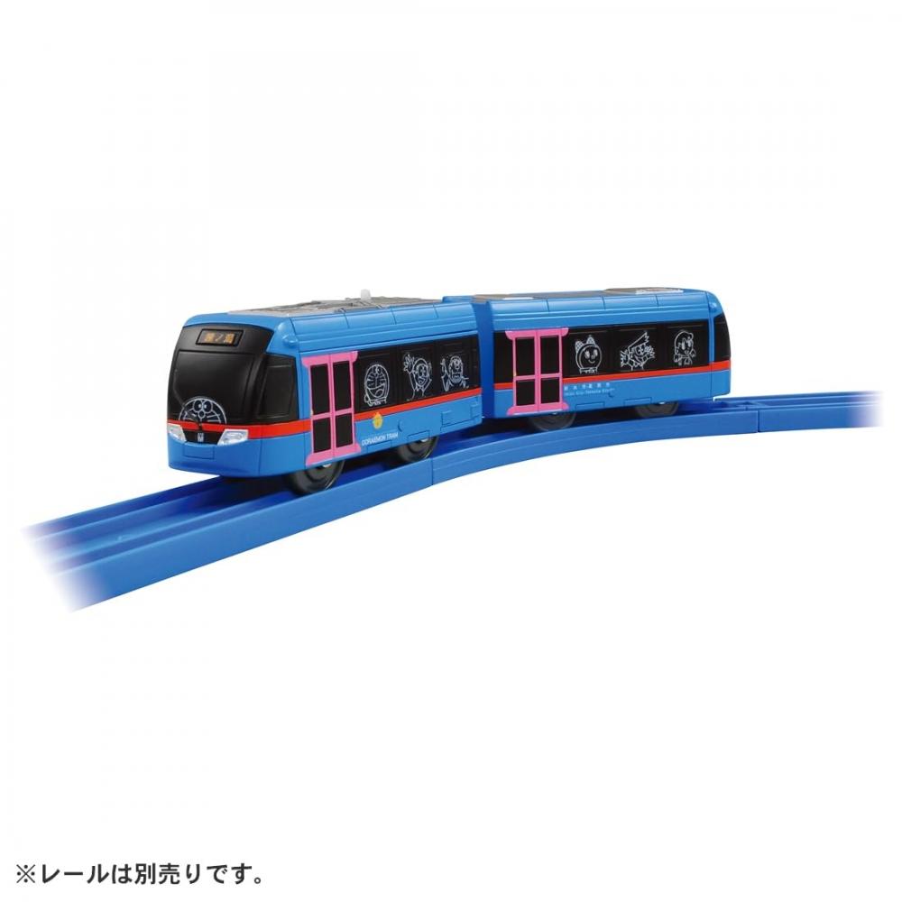 TAKARA TOMY Hračka tramvajová souprava Plarail S-46 Doraemon pro věk 3+