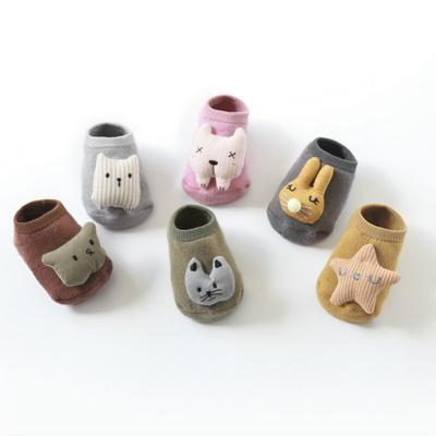 Thick Terry Socks Baby Toddler Socks Doll Cartoon Non-slip Newborn Socks Children Floor Socks Keep Warm Infants Socks