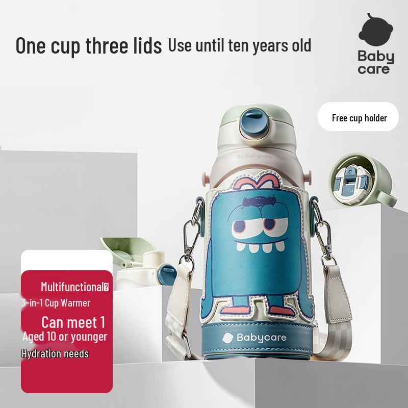 Babycare Kids  Insulated Stainless Steel Straw Water Bottle