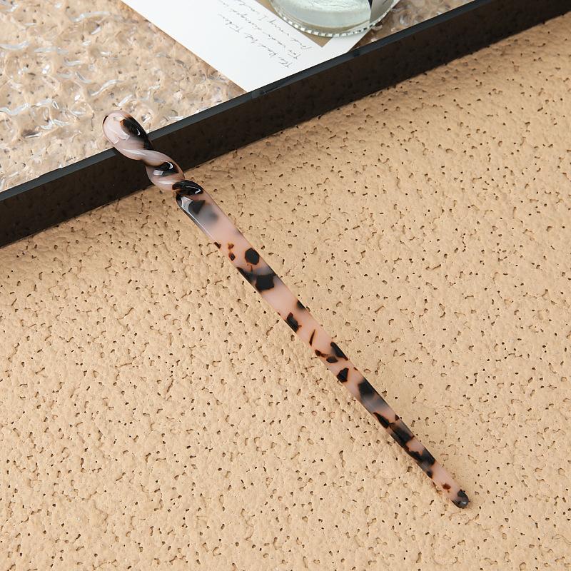 Chinese Style Hair Sticks Vintage Acetate Resin Chopstick Women Hairpins Clip Pin Headwear Wedding Jewelry Accessories Gifts