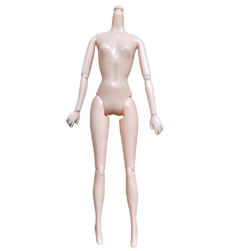 28cm Toys Joints Movable Nude Naked Male Female  Doll Body For 1/6 PP/FR/BABI Super Model Doll House DIY Body Doll Accessories