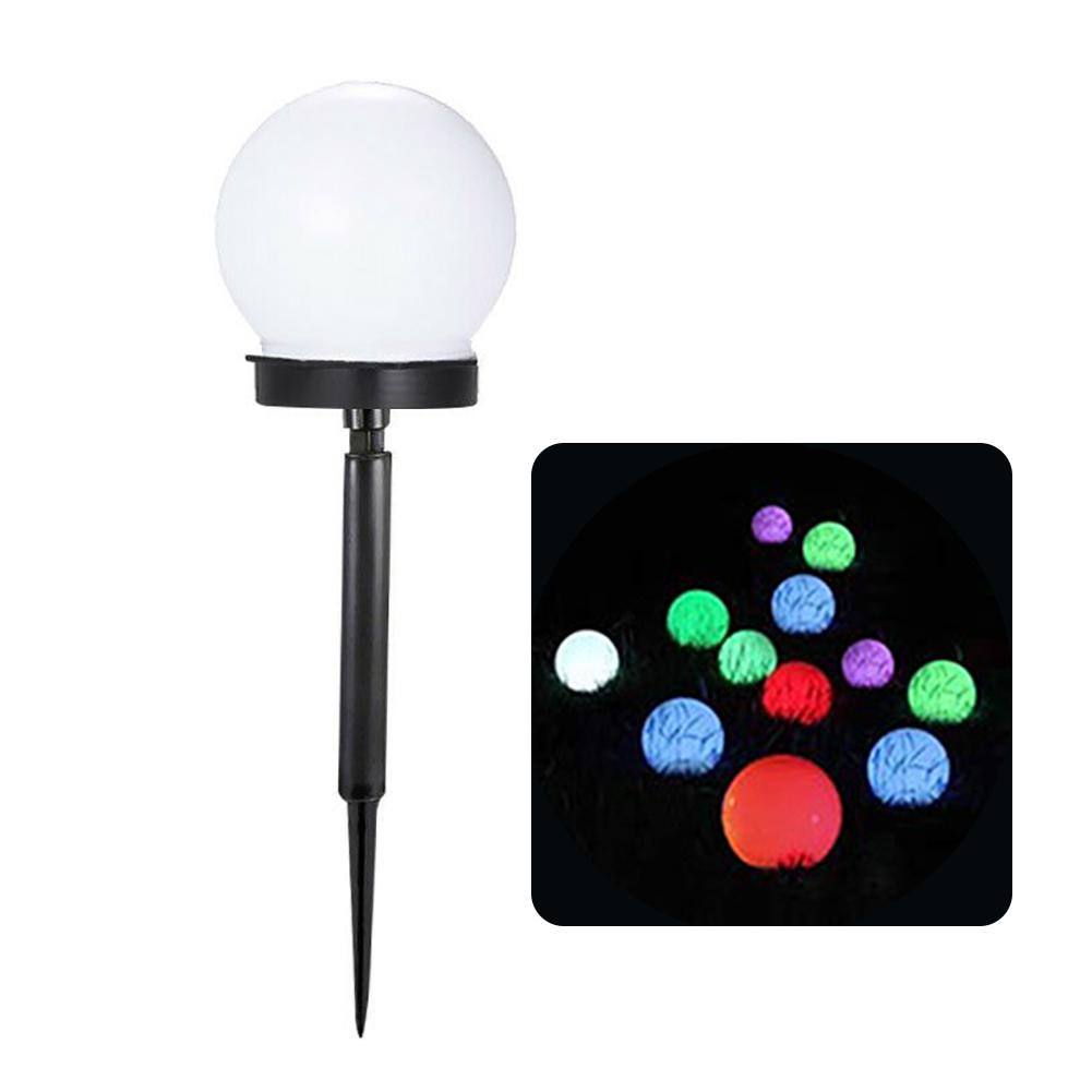 Solar Powered LED Bulb Lamp Energy Light Waterproof Outdoor Garden Light Street Solar Panel Ball Lights Lawn Yard Lamp