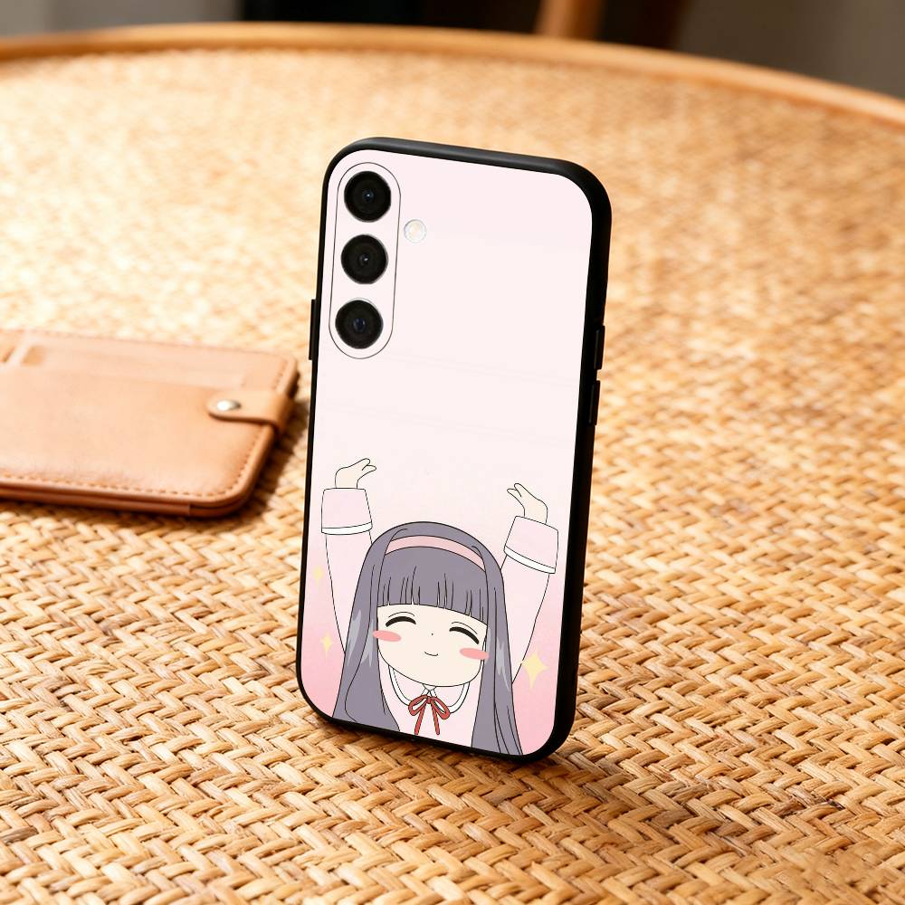 

Чехол для телефона Card Captor Sakura для Samsung A73,72,71,53,52,51,22,91,80, Мягкий черный чехол Samsung a22 4g