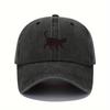 Black Cat Printed Baseball Cap for Men and Women, Fashionable Outdoor Casual Hat, Sun Protection, Shopping