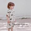 Babylove Boys' Summer Cotton Gauze Shirt