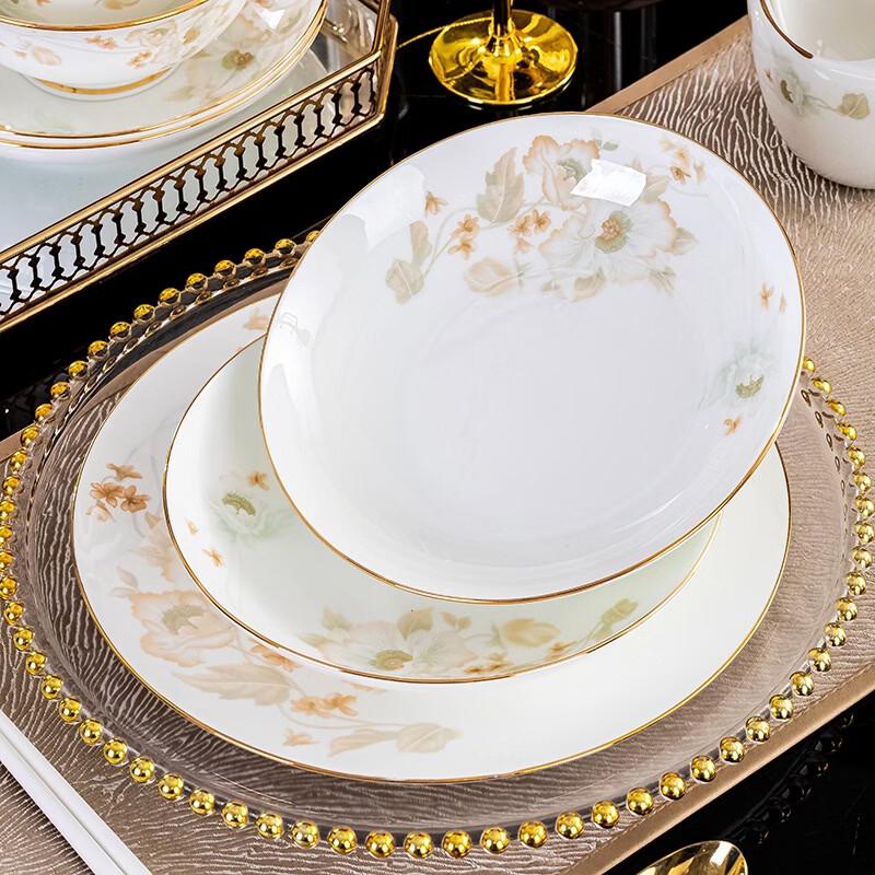Ru Han Jingdezhen Microwave-Safe Ceramic Dinnerware Set