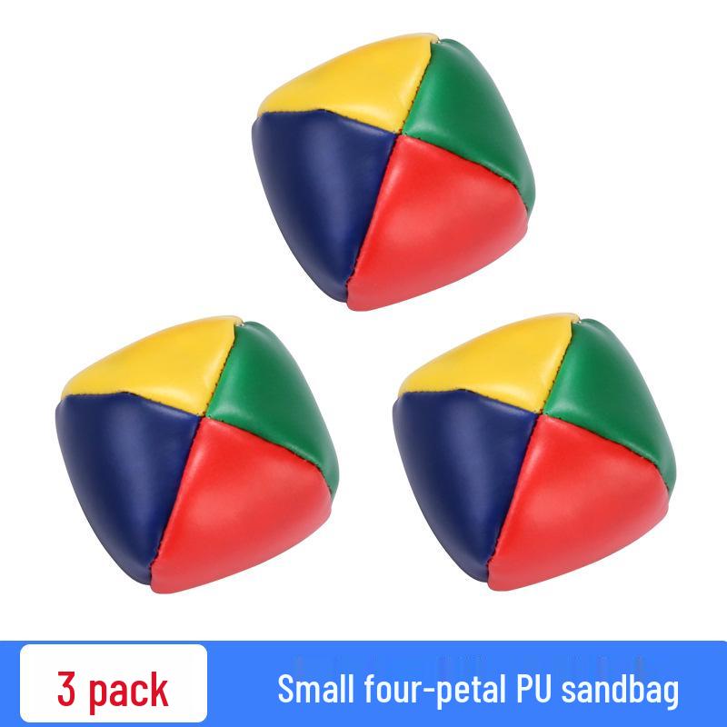 Children's Round Leather Beanbag for Play and Games