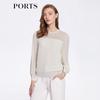 PORTS Women's Half-High Collar Pullover Sweater