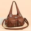 Women's Handbag Large Capacity Commuting Shoulder Bag PU Crossbody Bag