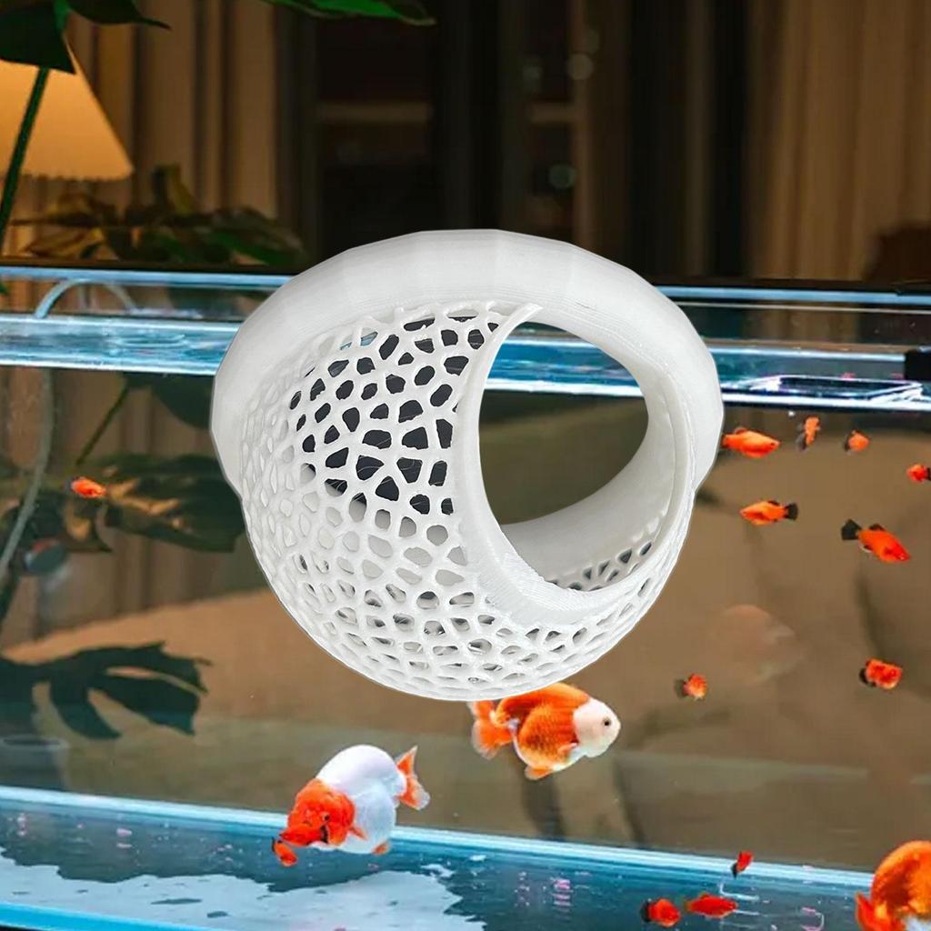 Aquarium Hammock Decorative Professional Breeding Betta Hammock Tank Accessory Decor Versatile Ornament Float Feeder Ring