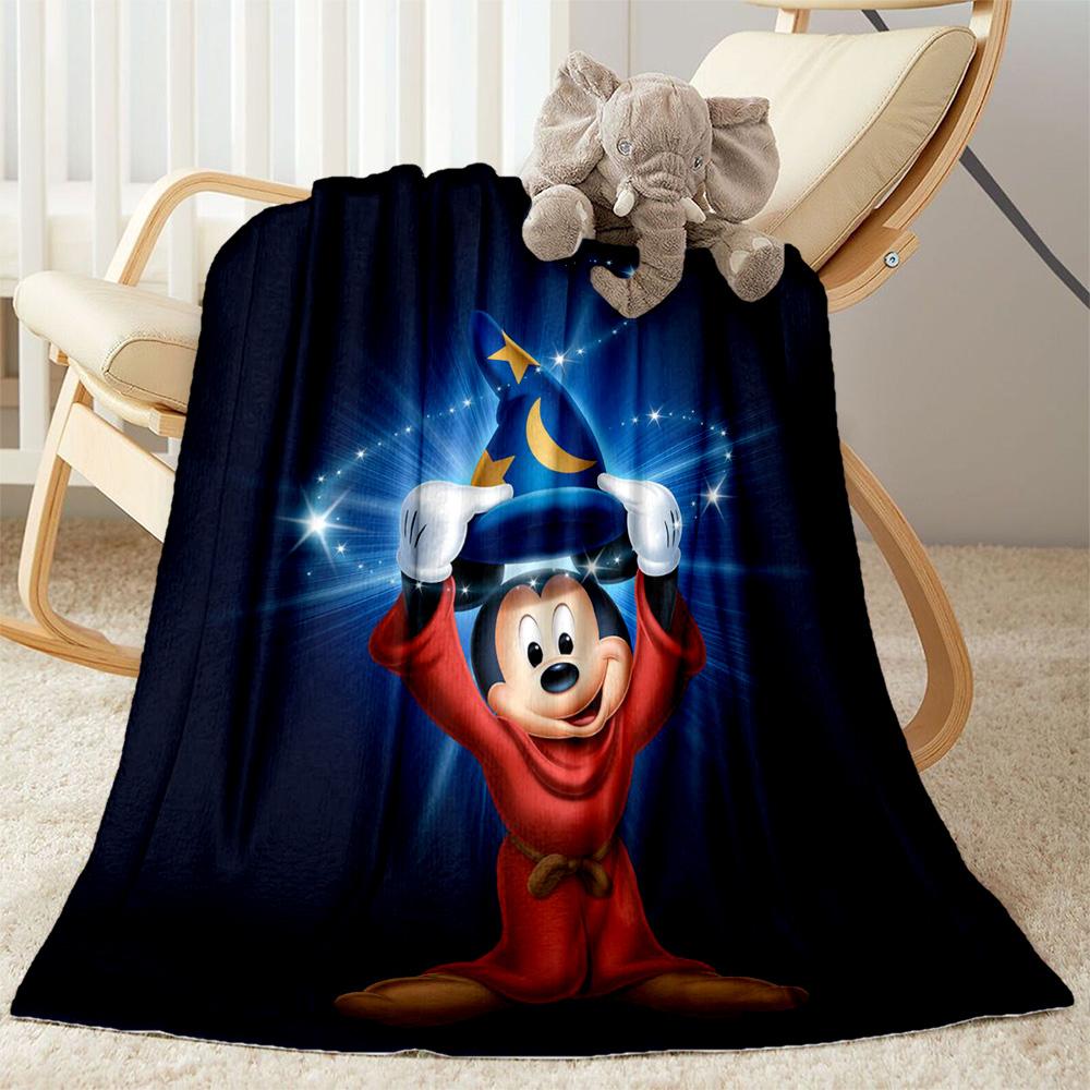 Christmas Mickey Mouse Blanket Gift Blanket Warmthful Decor Suitable for Sofa Couch Office Bed Picnics Design Gifts Friends Y15